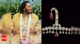 Anant Ambani Kalgi: Anant Ambani wore Mughal emperor Shah Jahan's kalgi as bazuband at his grand wedding | - Times of India