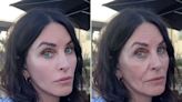 Courteney Cox Is Blown Away by the Results of the TikTok Aging Filter: 'How Many More Years Is This?'