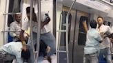 Video: Man Slaps Fellow Passenger With Slipper Inside Delhi Metro, Internet Reacts