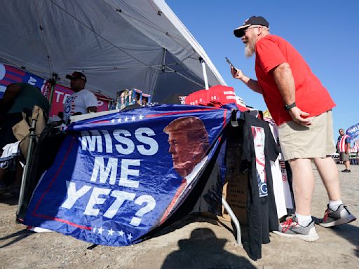 Trump gloats over Biden's debate performance at a Virginia rally