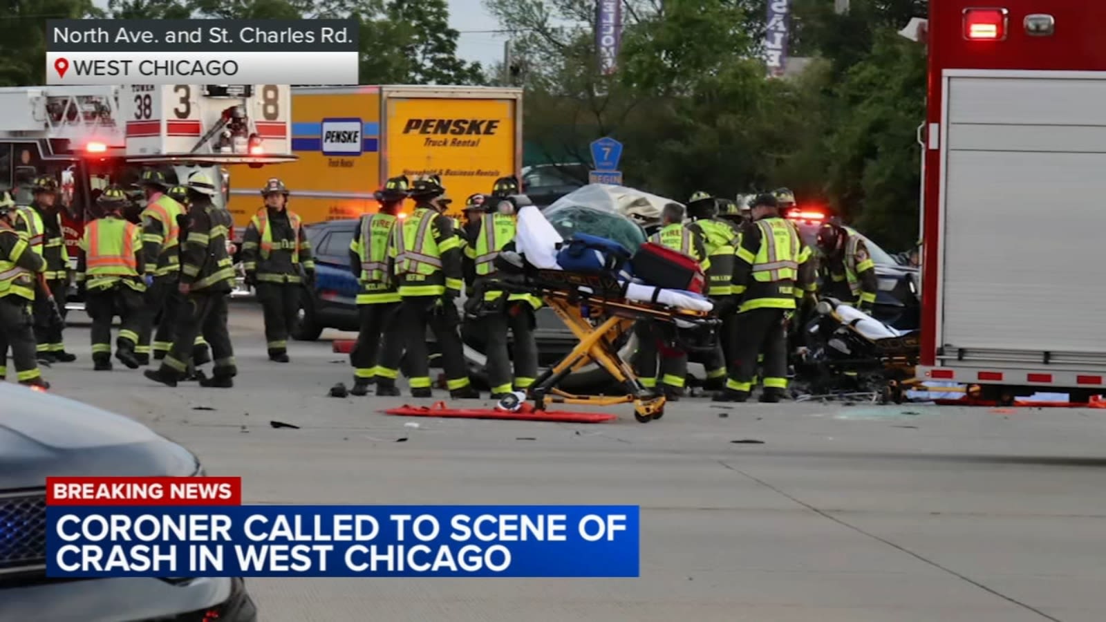 DuPage County Coroner responds to motorcycle, car crash near Carol Stream, West Chicago