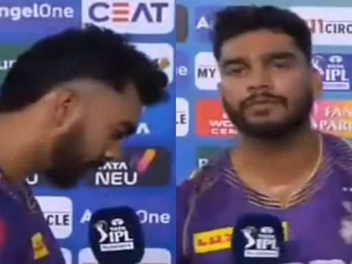 Venkatesh Iyer stuns broadcasters in post-match interview after KKR reach IPL 2024 final by hammering SRH