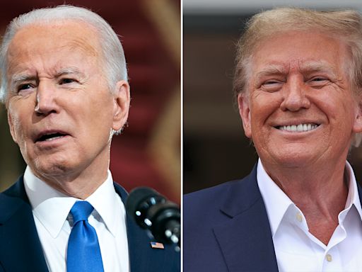 Biden gives 3-word response when asked when he'll debate Trump