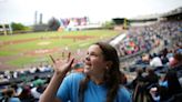 From tears of pain to tears of joy, NSA softball player Allie Rogers throws out first pitch at Tides game