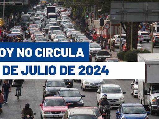 Así aplica el Hoy No Circula este lunes 8 de julio de 2024 en CDMX y Edomex