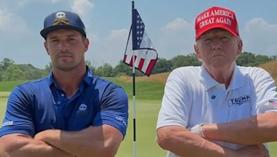 Trump tees it up with Bryson DeChambeau in new YouTube video