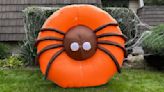 Dunkin's Giant Spider Donut Lawn Decoration Is All Treat And No Trick