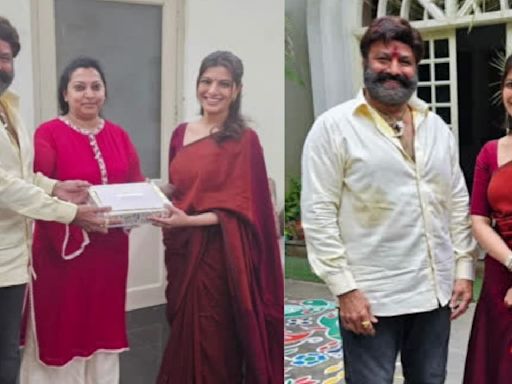 Bride-to-be Varalaxmi Sarathkumar shares PHOTOS with Nandamuri Balakrishna as she invites him to her wedding