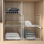 現貨熱銷-收納箱抽屜式衣柜衣服整理收納箱家用可疊加衣柜隔斷分層置物架