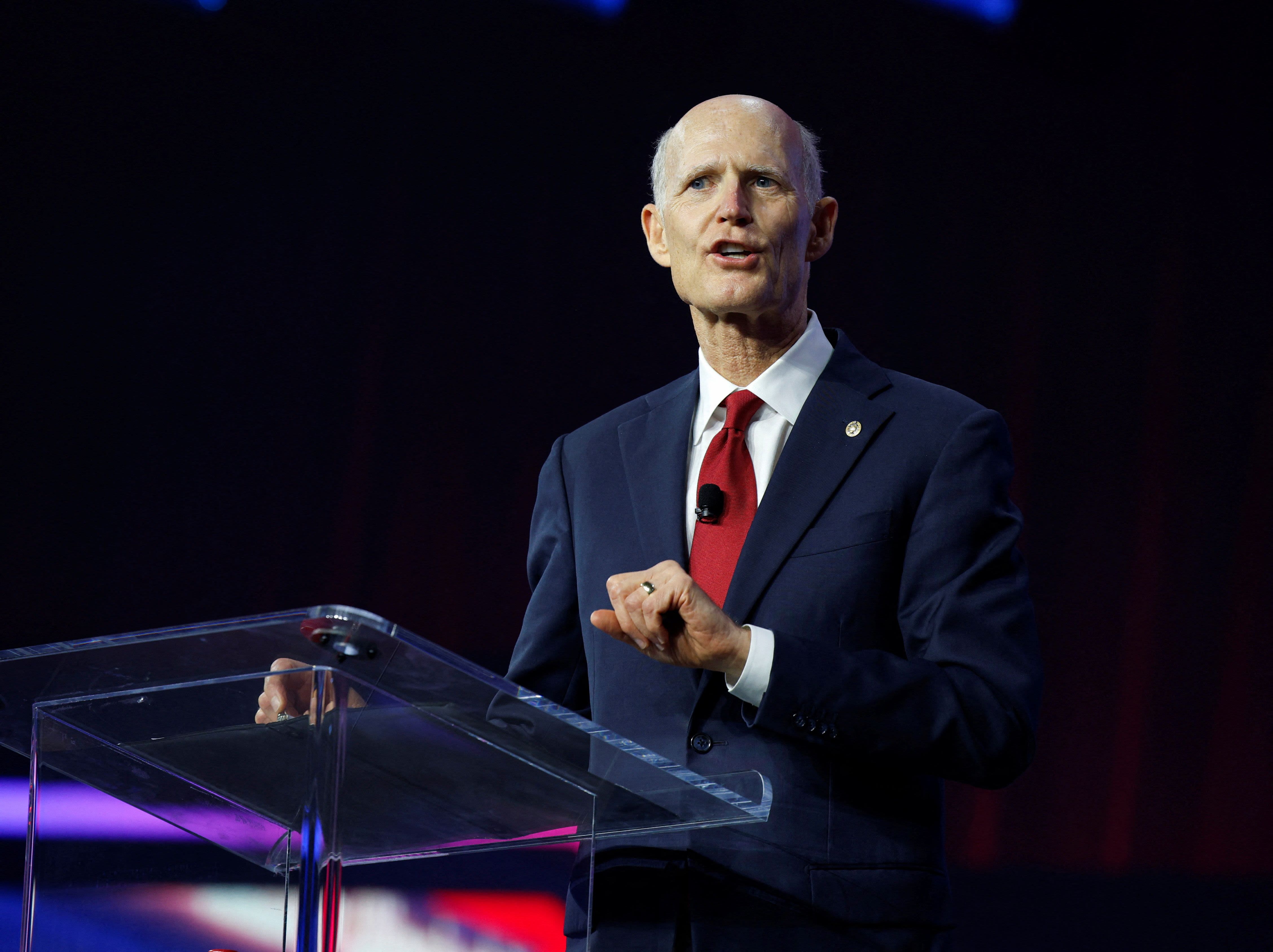 Rick Scott hasn’t asked Trump to support his Senate leadership bid, despite frequent talks