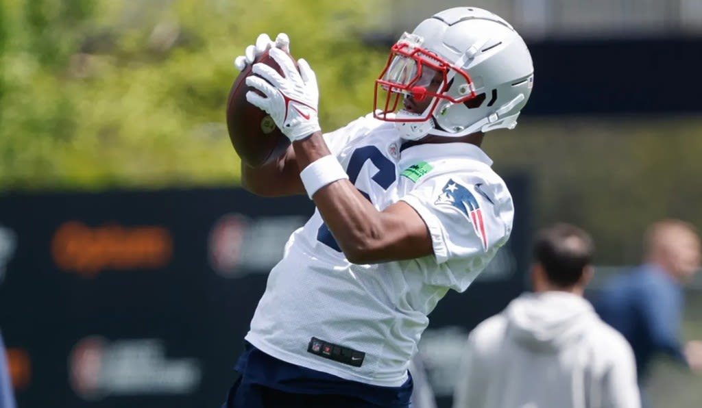 Patriots OTAs: Rookie WR Javon Baker impresses, Drake Maye sees more work