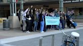 Nurses and protestors take a stand against Mayo Clinic Monday morning