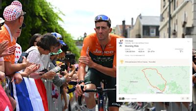 Tour de France cyclist rode 136.6-kiometres on a 'rest day'