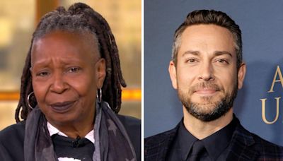 'The View': Whoopi Goldberg "schools" Zachary Levi after he claims he'll face "career suicide" for endorsing Trump