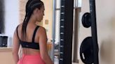 Georgina Rodriguez flaunts amazing figure as she trains with daughter in gym