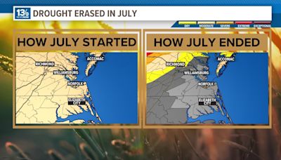 It was definitely a wet one: A look back at our rainy month of July
