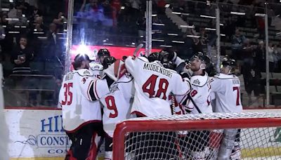 Thunder down Admirals 2-1 in overtime in Game 3