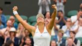 Marketa Vondrousova is the first defending women's Wimbledon champ out in the first round since 1994