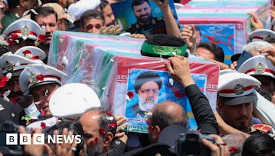 Ebrahim Raisi: Iran burying late president at shrine in Mashhad