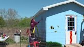 Students add color to Millersburg community garden
