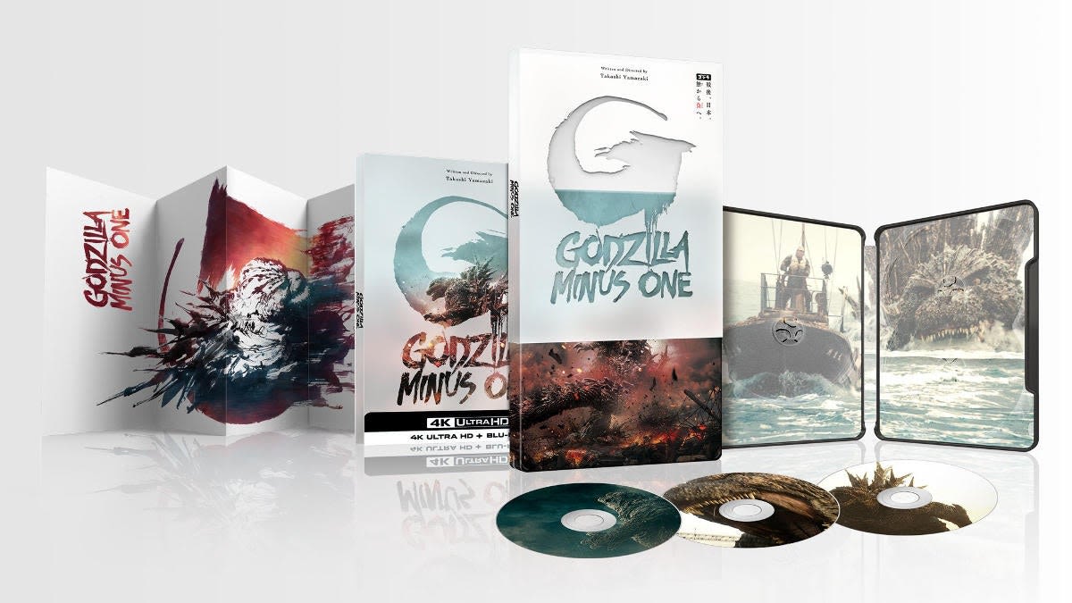 Godzilla Minus One Limited Edition SteelBook 4K Blu-ray Is On Sale Now