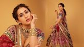 Sara Ali Khan Makes A Royal Statement In This Multi-Coloured Lehenga And How - News18