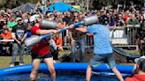 At the Florida Man Games, big crowds cheer competitors evading police, wrestling over beer