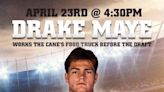 NFL draft prospect Drake Maye to serve fans at Raising Cane's food truck in Detroit