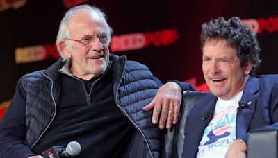 Michael J Fox reunites with Back to the Future co-star for exciting giveaway