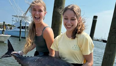 Would you try it? More than 70 people line up to eat ‘prehistoric’ fish caught of North Carolina coast