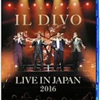 熱銷直出 美聲男伶 IL DIVO Live in Japan 2016 日本武道館現場 (藍光25G)蝉韵文化音像BD藍光