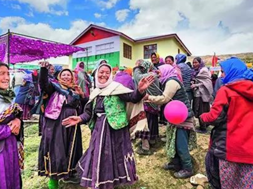 An election at world's highest polling station - Times of India