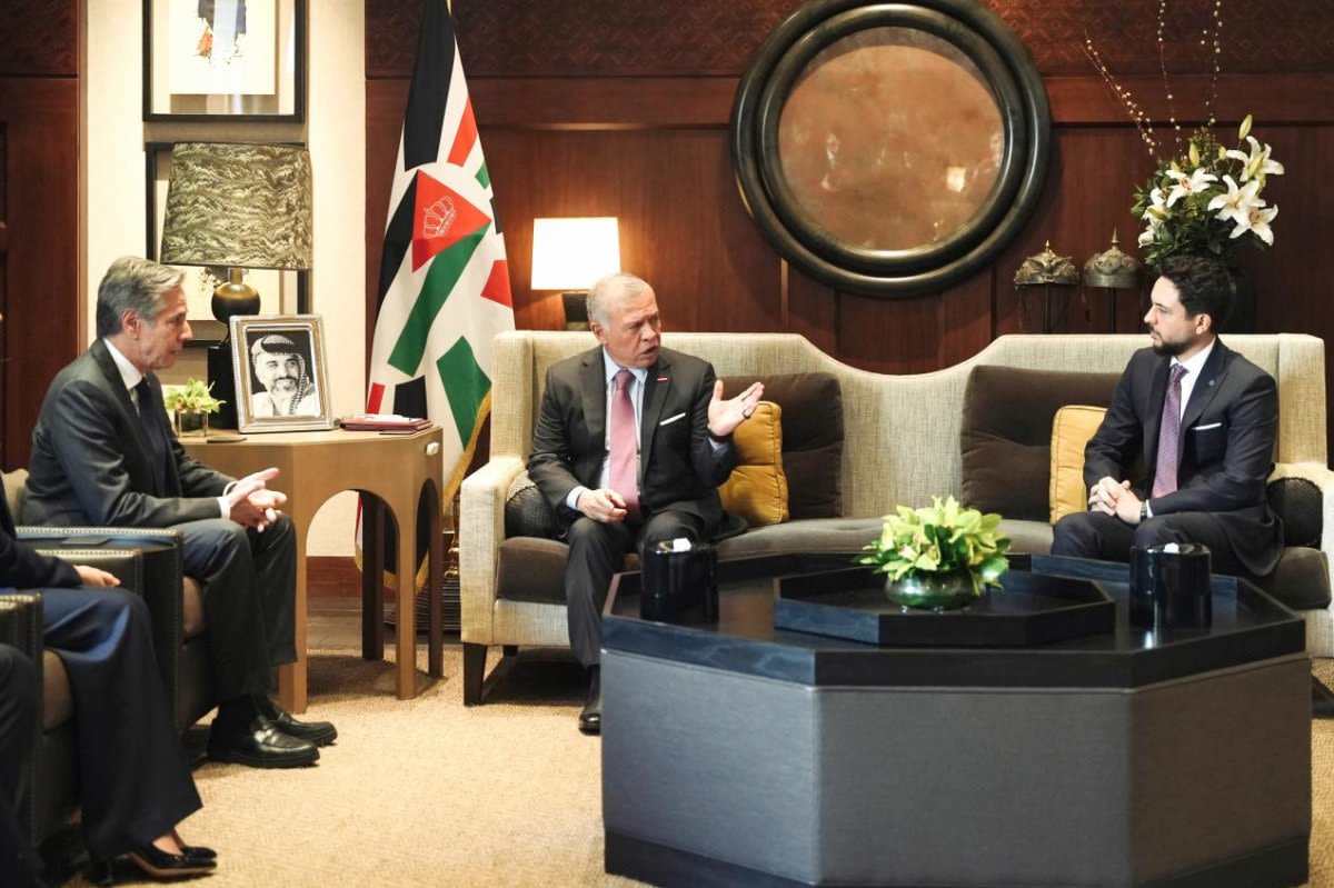 Antony Blinken meets with Jordanian leaders to push Gaza cease-fire, humanitarian aid