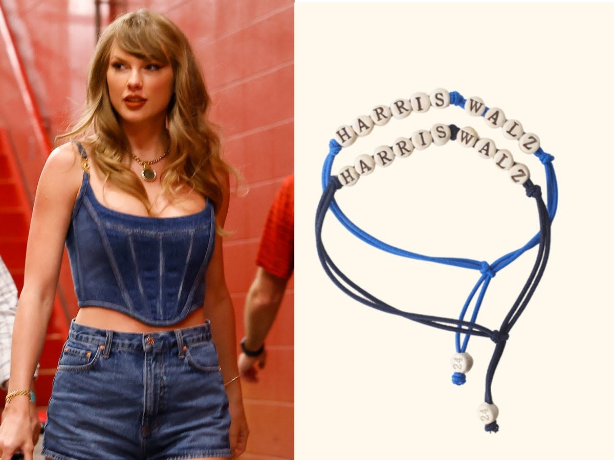 Harris-Walz campaign sells $20 friendship bracelets minutes after Taylor Swift endorsement