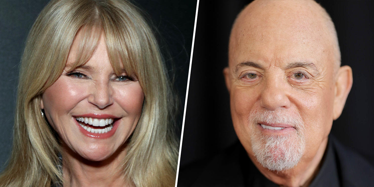 Christie Brinkley, who inspired ‘Uptown Girl,’ dances along to the hit at Billy Joel’s concert