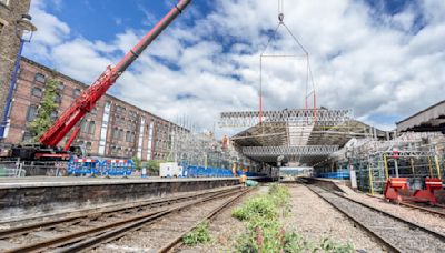 Huddersfield station roof restoration begins in UK