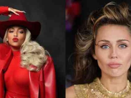 Beyoncé lança faixa com participação de Miley Cyrus