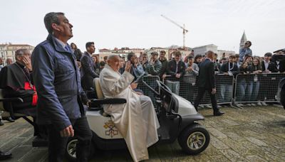 Pope visits Venice to speak to the artists and inmates behind the Biennale's must-see prison show