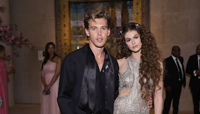 Kaia Gerber and Austin Butler share adorable red carpet kiss