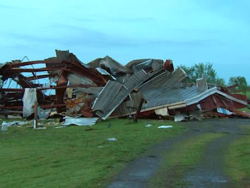 Confirmed tornado in West Virginia near Pennsylvania border leaves behind path of destruction