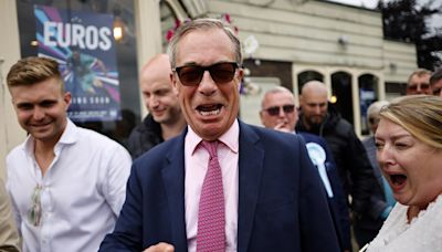 El populista de derecha Nigel Farage será candidato en Gran Bretaña y pone en aprietos a Rishi Sunak