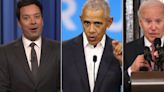 Jimmy Fallon Riffs Hard On Obama's Lunch With Biden Over Campaign Concerns