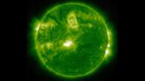 Geomagnetic storm from a solar flare could disrupt radio communications and create a striking aurora