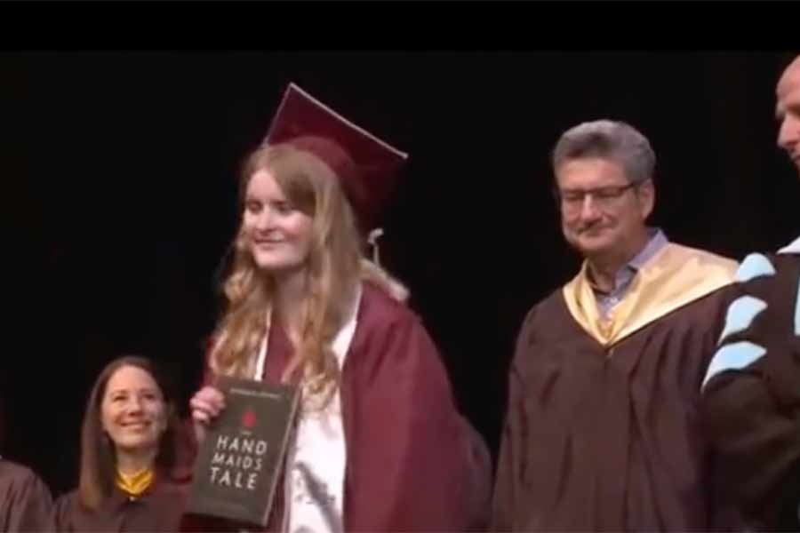 An Idaho school district banned books. Here’s what a student did at her graduation - East Idaho News