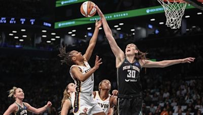 Liberty drain 15 threes to beat Caitlin Clark, Fever again in home opener