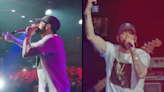 Dr Dre and Snoop Dogg shock fans by bringing out Eminem during London show