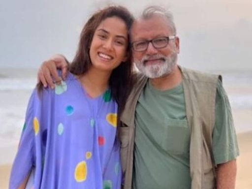 Mira Rajput wishes Shahid Kapoor's dad Pankaj Kapur on Father's Day 2024, shares cute pic with her 'momo companion'