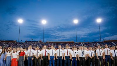 Why missionaries from The Church of Jesus Christ of Latter-day Saints were asked to sing at halftime of the BYU-SMU game