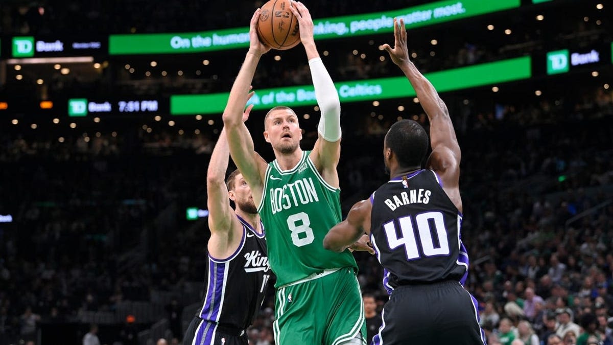 Celtics' Kristaps Porzingis (calf) focused on playoff return