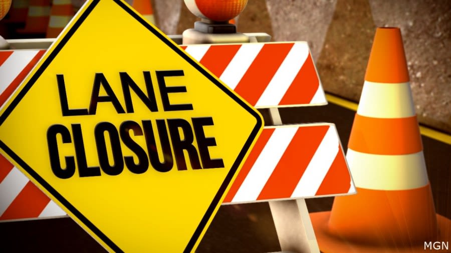 Lane closures set for Governors Drive